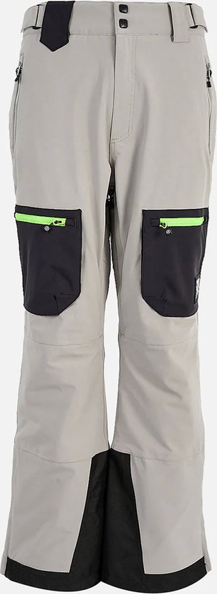 Watts Jib skibroek lichtgrijs/groen heren - maat XL