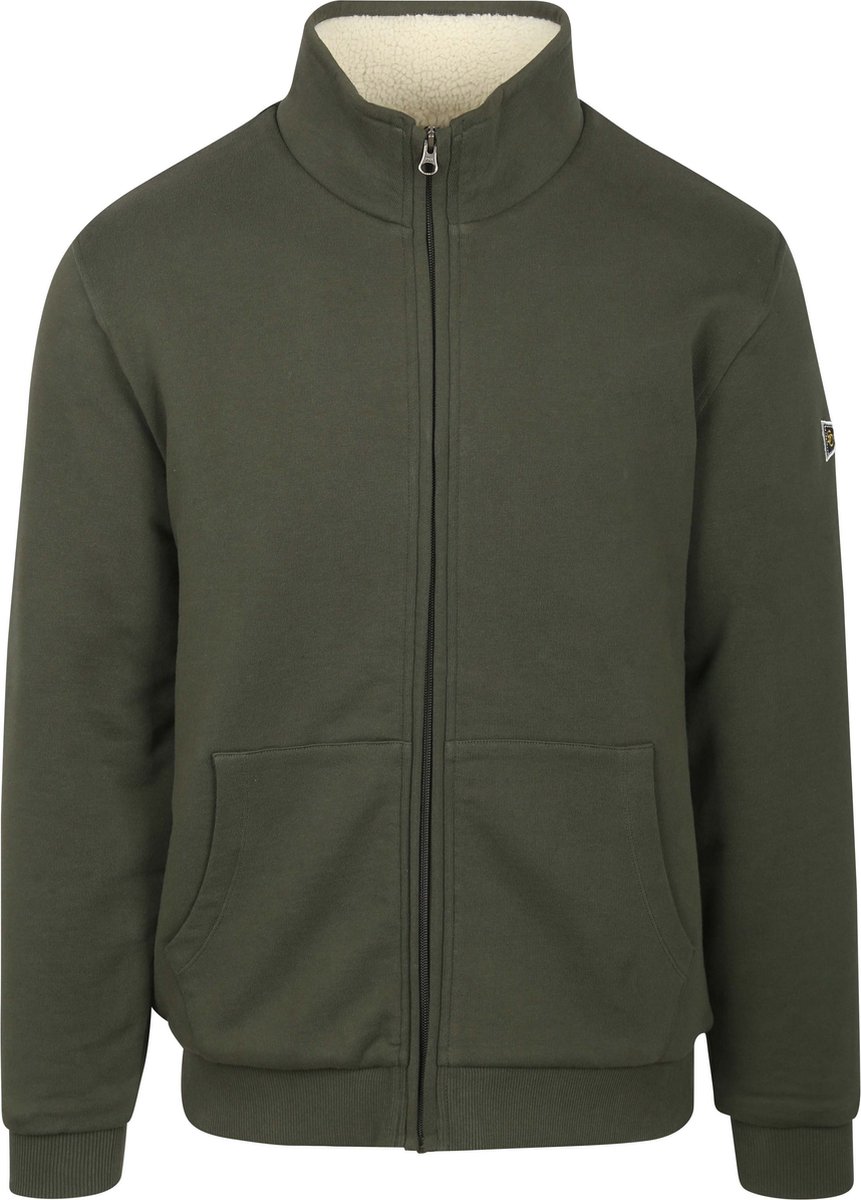Steppin' Out Vest Teddy Groen - Maat XL - Heren - Vest met rits voor Mannen