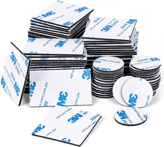 YYMT 16 stuks dubbelzijdige stickers en elektrostatische folie voor de