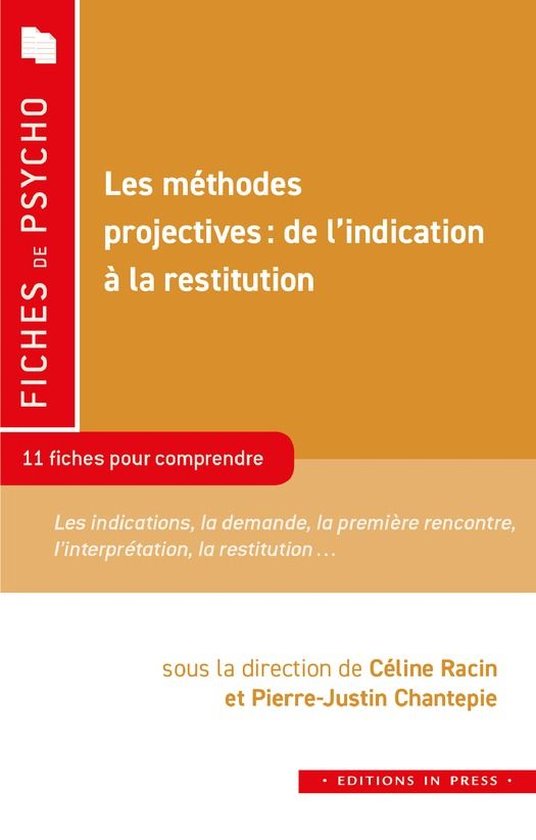Fiches de Psycho - Les méthodes projectives : de l’indica ... - cover
