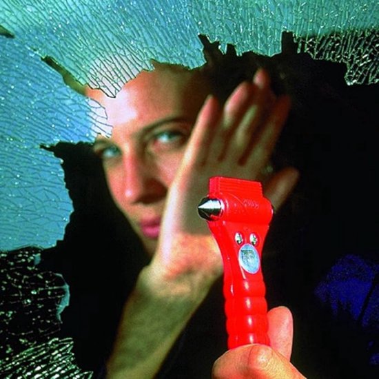 LifeHammer HCGO1QCSBX Classic Glow Marteau De Secours Brise Vitre Coupe Ceinture Pour Bus Pour Camions Pour Voitures 2731041