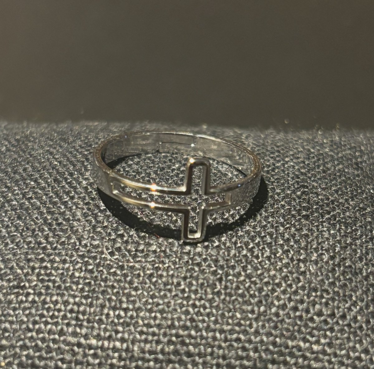 No-Fade Zilver-Stijl Vergulde 'Heilig Kruis' Stijl Ring Sieraden Voor Dames En Heren