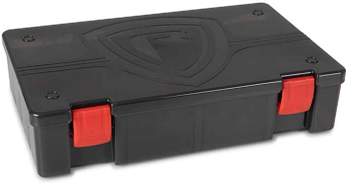 Fox Rage Stack N Store Shield 16 Compartments Large Deep Lokdoos Rood