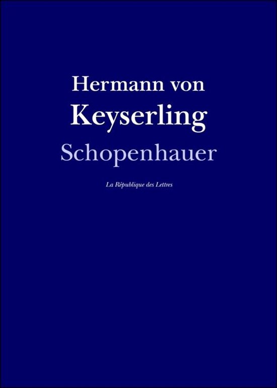 Schopenhauer - cover
