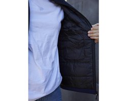 Clique Padded Hoody Softshell 020952 - Donkergrijs - L