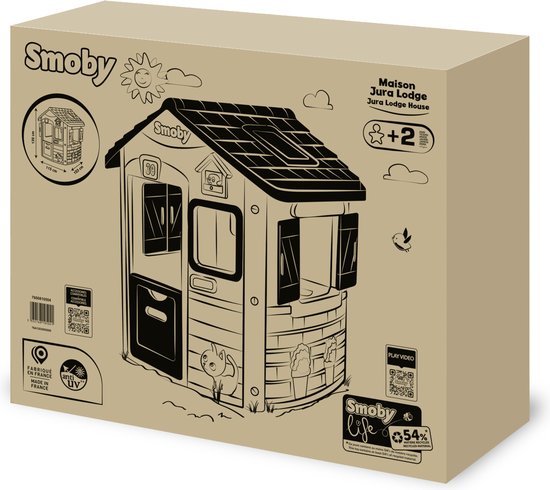 Smoby - Smoby Life - Neo Jura Lodge - Speelhuis - Vanaf 2 jaar.