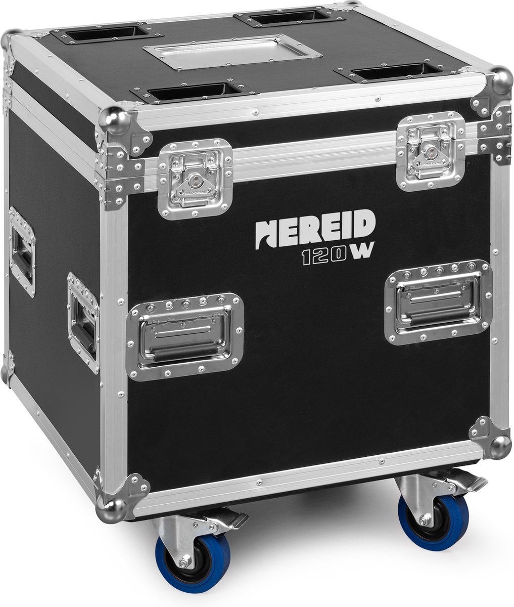 BeamZ Professional FC1120N Flightcase voor 2x Nereid120 waterdichte moving heads