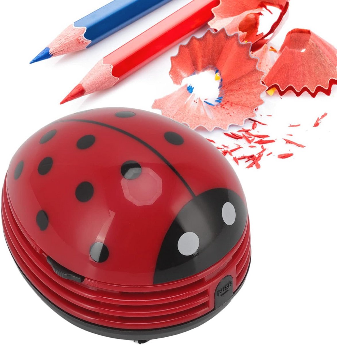 Draagbare Cartoon Mini-stofzuiger voor Desktop en Auto - Snoerloos en Multifunctioneel