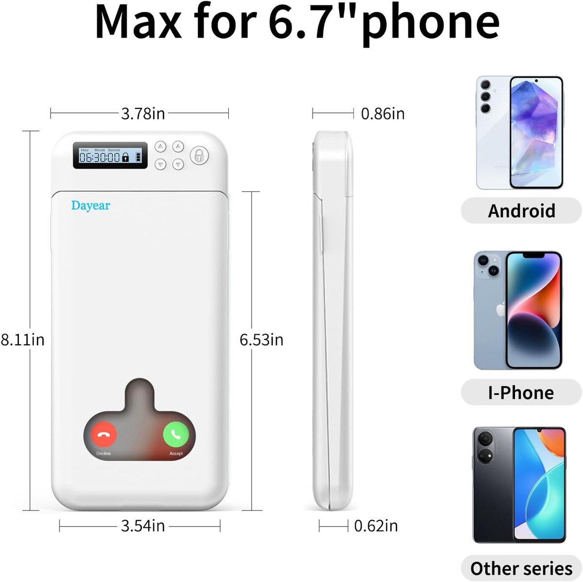 iMoshion Telefoonkluis met tijdslot - Focus box - Geen afleiding - Zwart iMoshion Telefoonkluis met tijdslot - Focus box - Geen afleiding - Zwart
