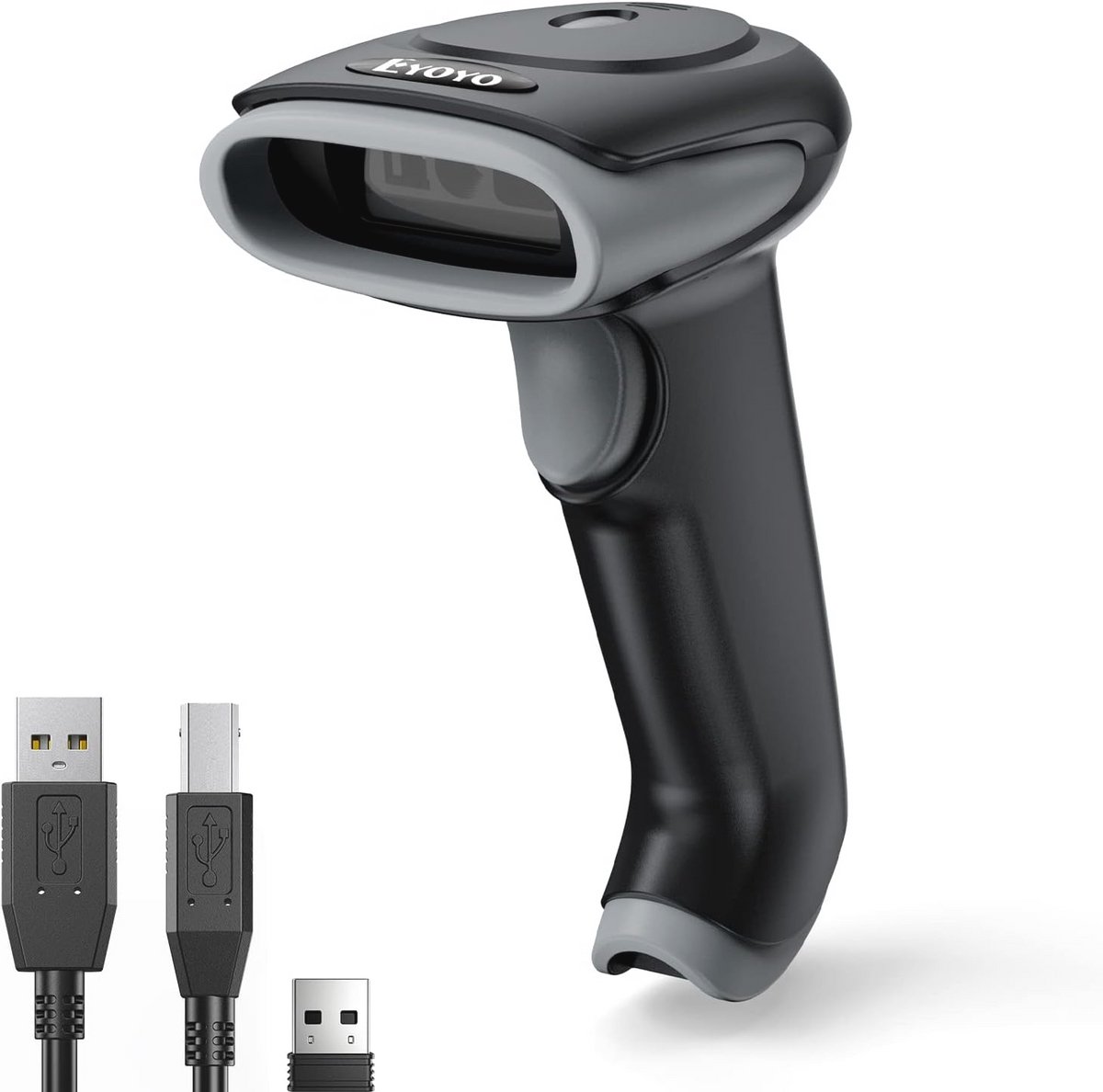 Draadloze 1D 2D QR Codescanner met 3-in-1 Verbinding voor Tablets en PCs