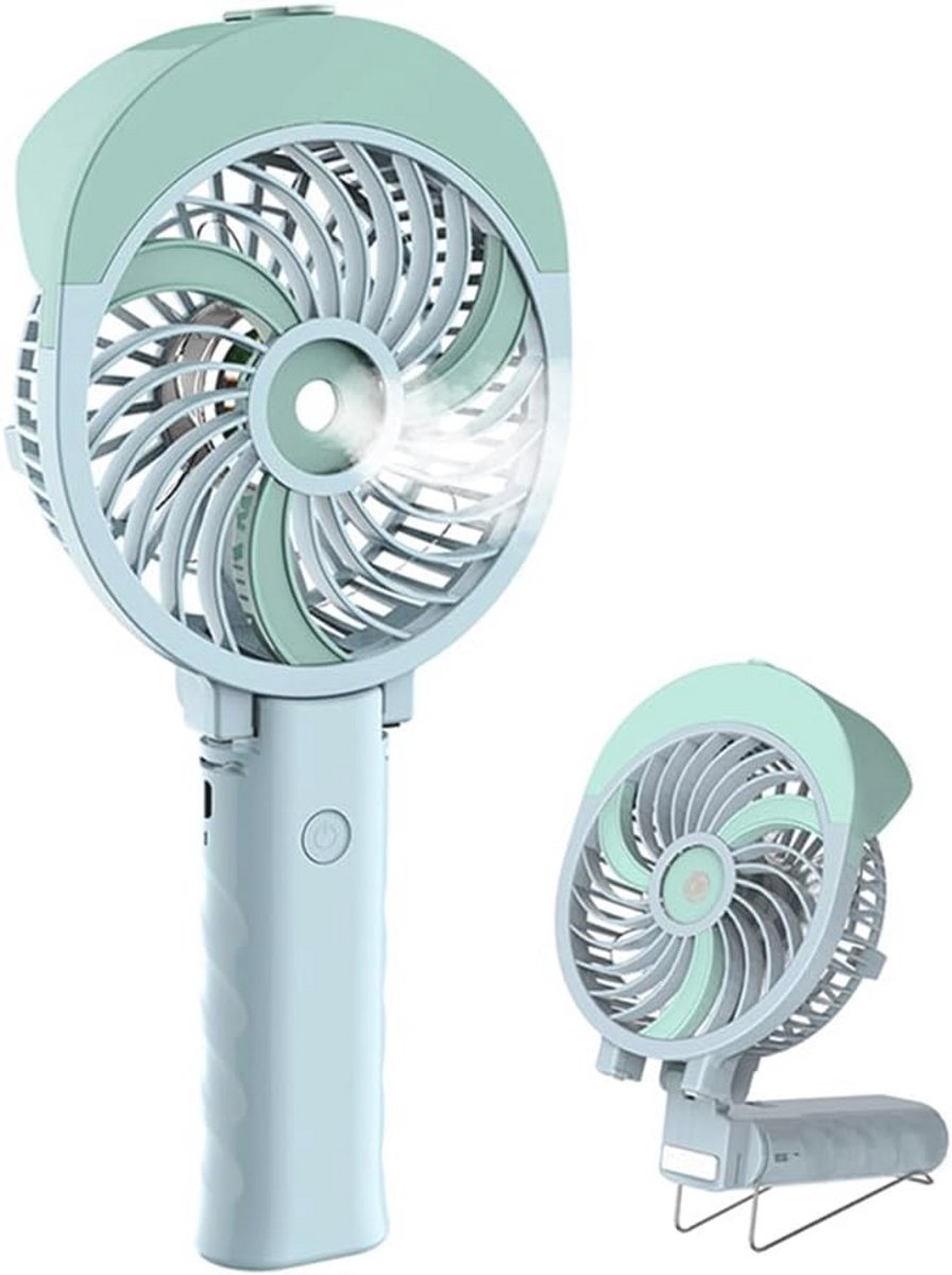 Draagbare Vernevelingsventilator - USB Oplaadbare Mini Ventilator voor Koeling buitenshuis