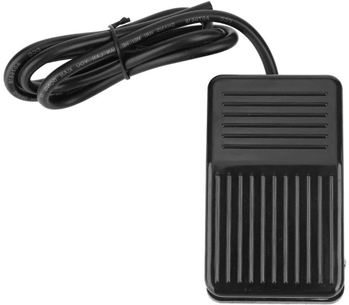 Industriële voetschakelaar TFS-01 220VAC 10A zwart met 1m kabel