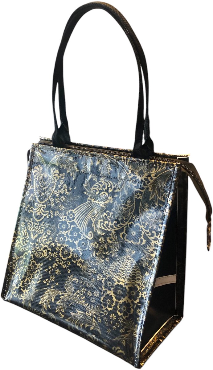 Du Baj BIKEshopper Barok Black - Enkele Fietstas - Achter - 21 l - Zwart