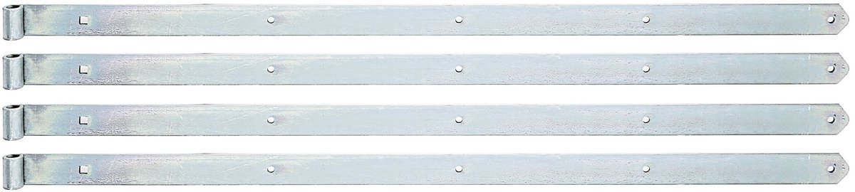 Alberts 845438 heng | in verschillende uitvoeringen | galvanisch verzinkt, gechromateerd | rol Ø16 mm | afmetingen 1155 x 45 mm | Set van 4