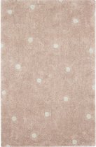 Wasbaar Kinderkamer Vloerkleed Mini Dot Pink Lorena Canals