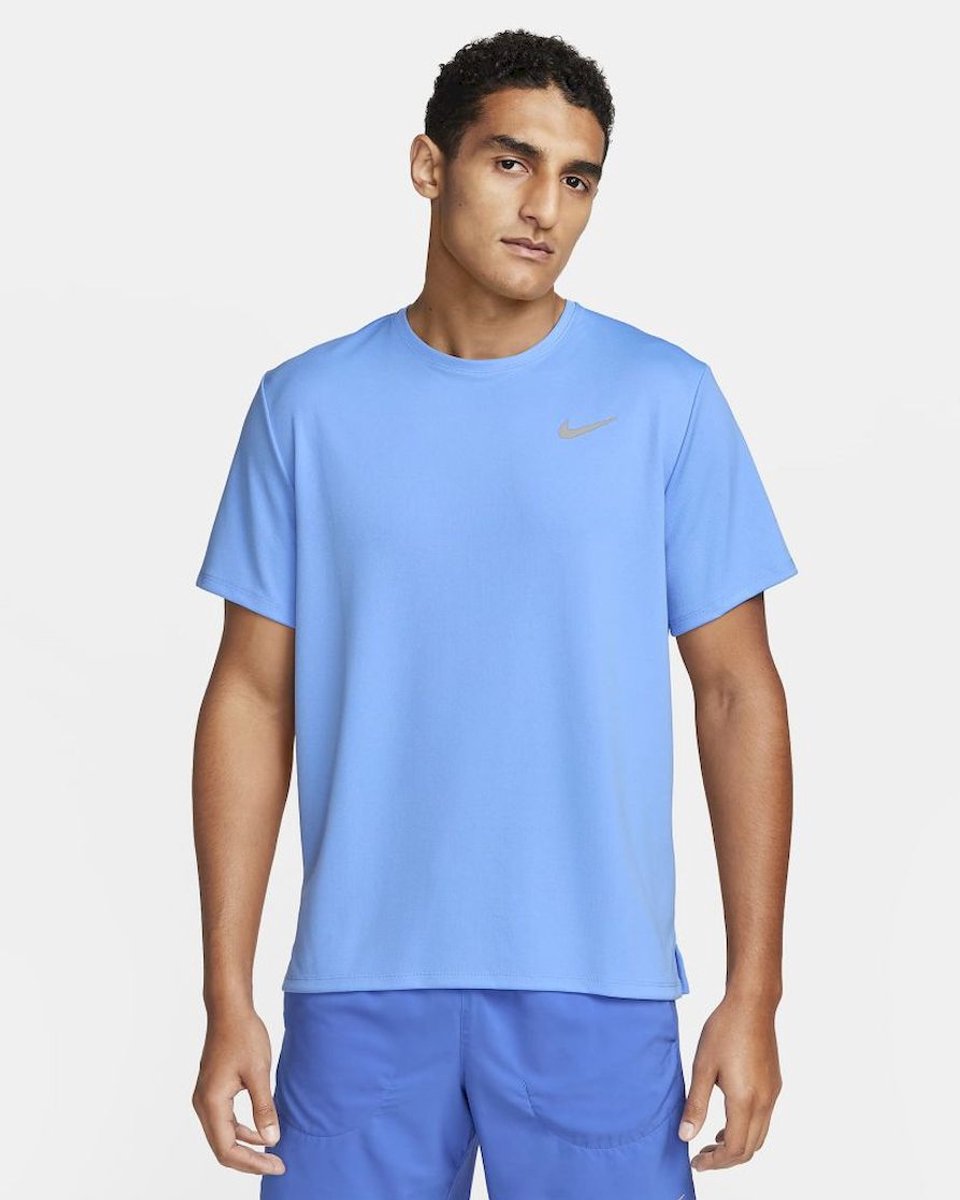 Nike Sportshirt Hyverse Dri-FIT UV Heren Blauw
