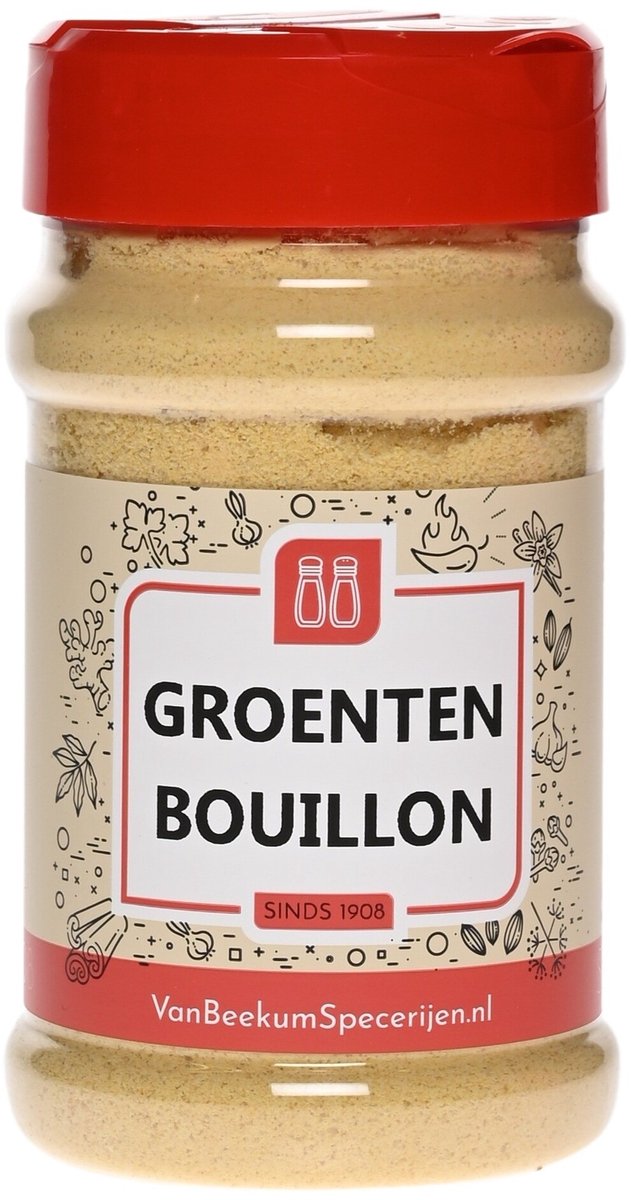 Goedkoopste Van Beekum Specerijen - Groenten Bouillon - Strooibus 230 Gram