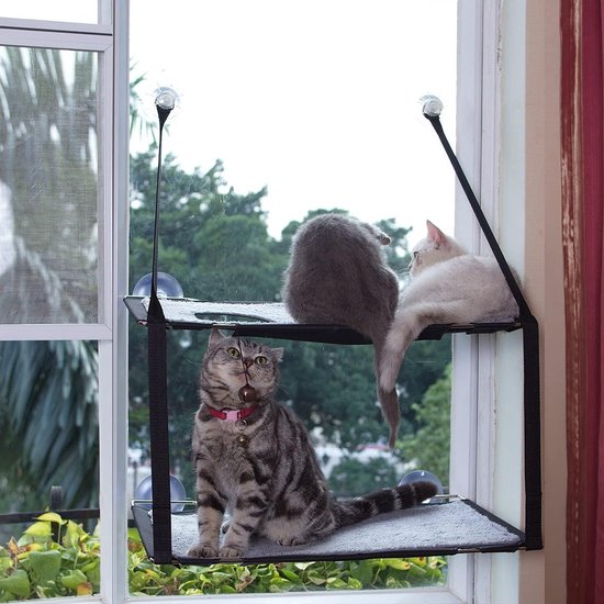 Zachte kattentransportbox met net aan 4 zijden - goedgekeurd voor gebruik in het