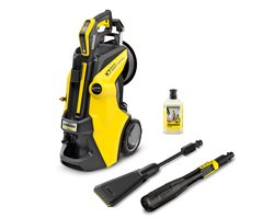 Kärcher K 7 Premium Smart Control Flex eco!Booster Hogedrukreiniger – Slanghaspel – 180 bar – 600 l/u – 60 m²/u – Geschikt voor oa. auto – terras – campers – caravans – fietsen – motoren – tuinset en gebieden rondom huis