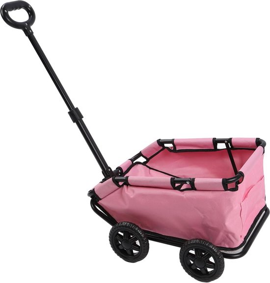 Standaardbuggy's Kinderwagen 3 in 1 driewieler Baby Walker Hoge Landschap Wandelwagen Opvouwbare Wandelwagens Baby Trolley Baby Kinderwagen voor Baby 0-36 Maanden (Roze