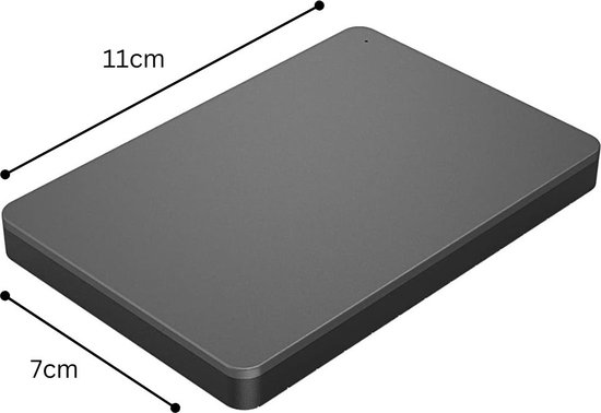 ApexArte® Harde Schijf Extern - Draagbare - 2TB Opslag van Merkloos — afbeelding 2