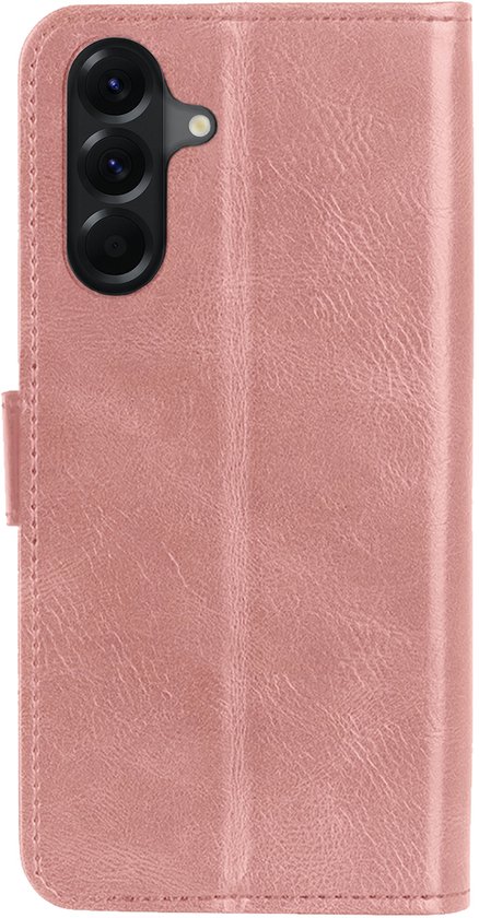 Étui à rabat pour Samsung A26 avec 2 Bookcase de protection d'écran - Or rose