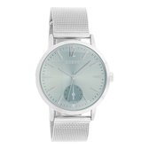 Montres OOZOO - Montre argentée avec bracelet en maille métallique argentée - C8616