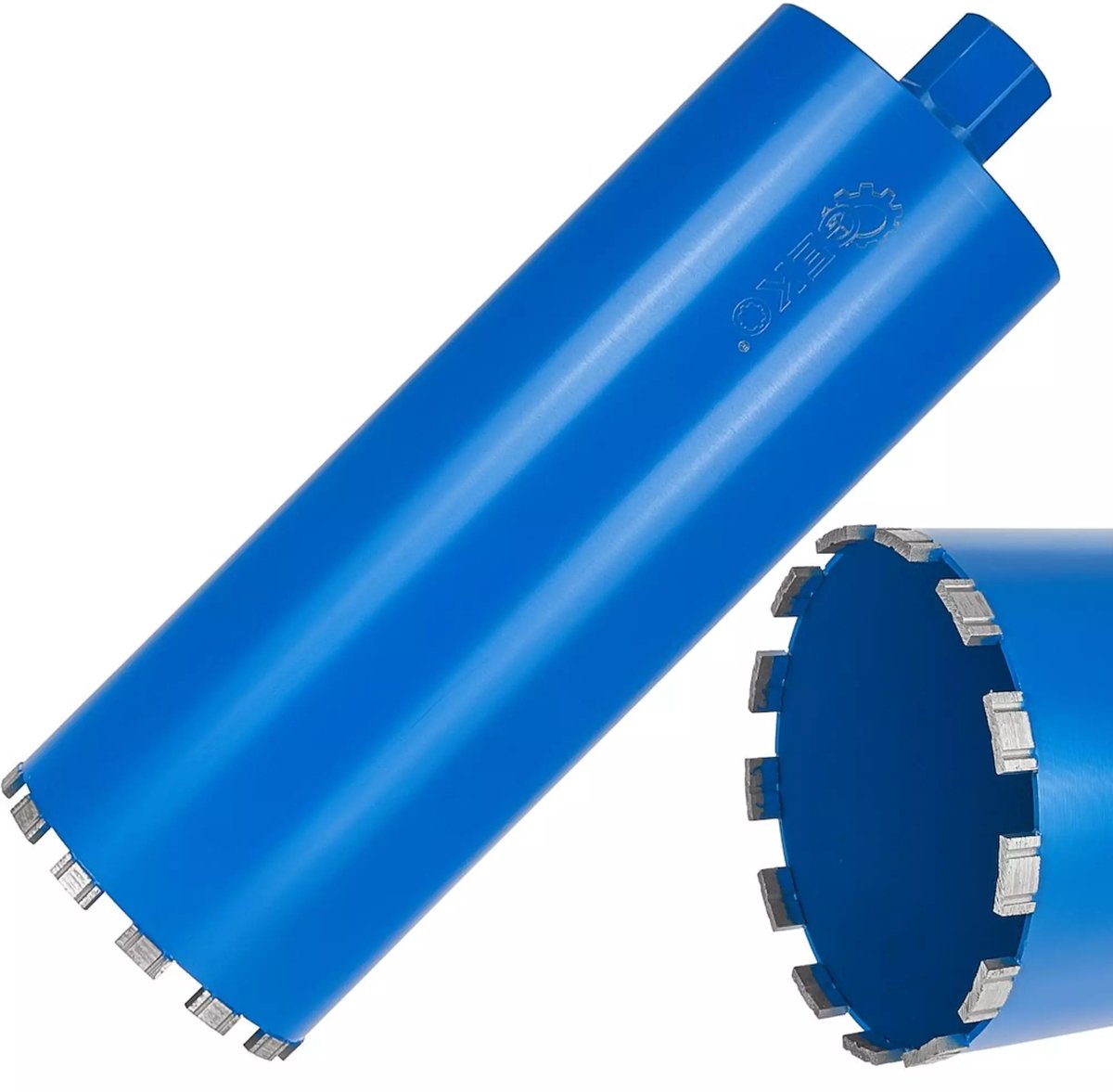 GEKO Diamantboorkroon - 152x10x450mm - Voor nat en droog boren - 13 segmenten