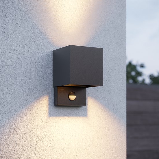 Hoftronic - Led Wandlamp - Kansas Dubbel - 12w 3000k Warm Wit Ip65 Up & Down Light Hoftronic - Led Wandlamp - Kansas Dubbel - 12w 3000k Warm Wit Ip65 Up & Down Light
