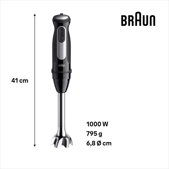 Braun MultiQuick 5 Pro MQ55.236M - Staafmixer - Zwart