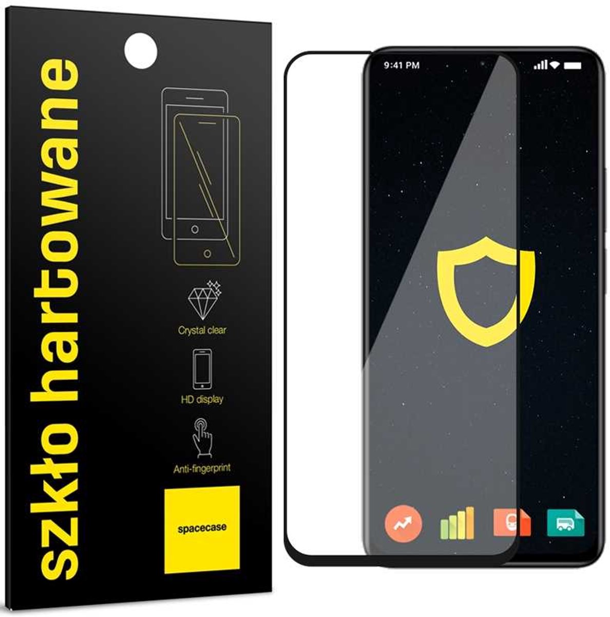 Spacecase 5D Gehard Glas Voor Xiaomi Redmi Note 11 Pro+ Folie