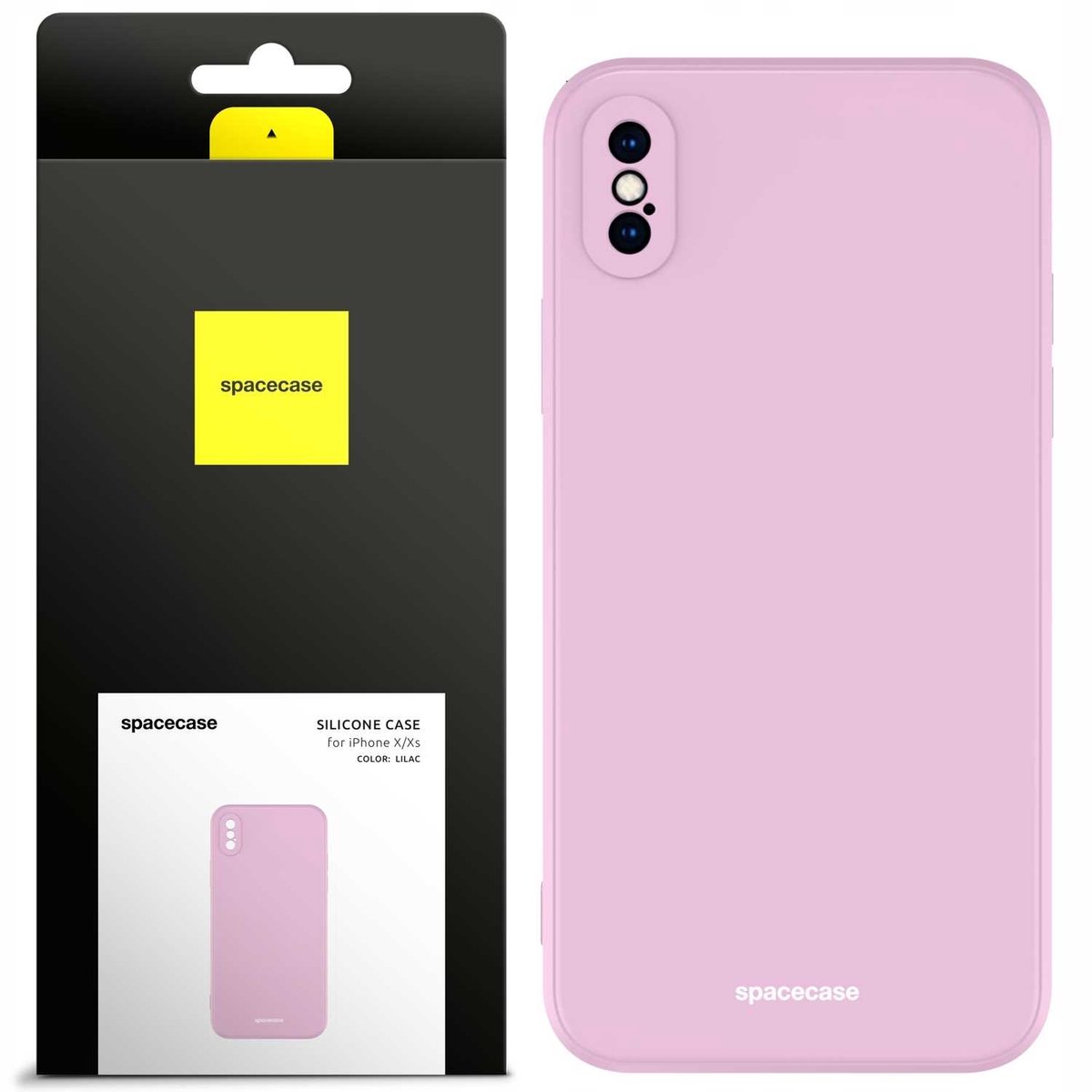 Spacecase Siliconen Hoesje Voor Iphone X Xs Lilac Beschermende Telefoon