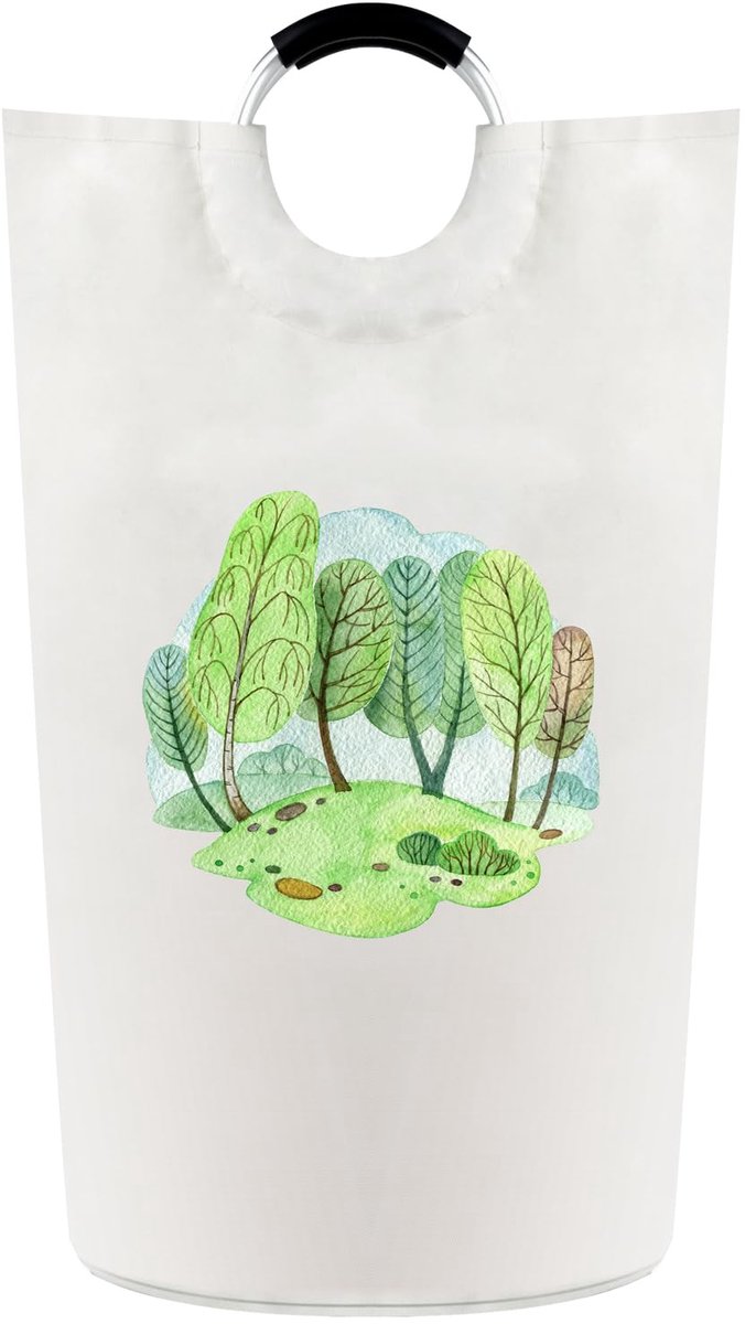 My Ninki ® Opvouwbare Grote Wasmand van 77 Liter met Handgrepen en Waterafstotende Stof voor Eenvoudige Opslag
