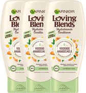 Garnier Loving Blends Conditioner Voedende Amandelmelk - 3x 250 ml Voordeelverpakking