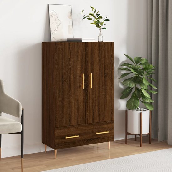 vidaXL Dressoir Artisan Eiken 69,5 x 34 x 90 cm
