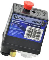 GEKO Drukschakelaar voor luchtcompressoren - Instelbaar - Max. 12 bar - 240V - 16A