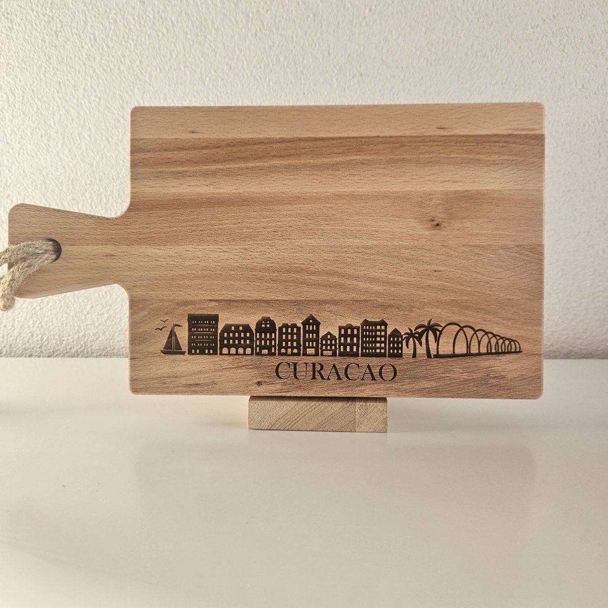 borrelplank beukenhout skyline Curaçao 59 cm
