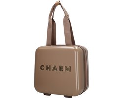 Charm London Capetown Beautycase - Travel - Koffer - Toiletspullen - Taupe