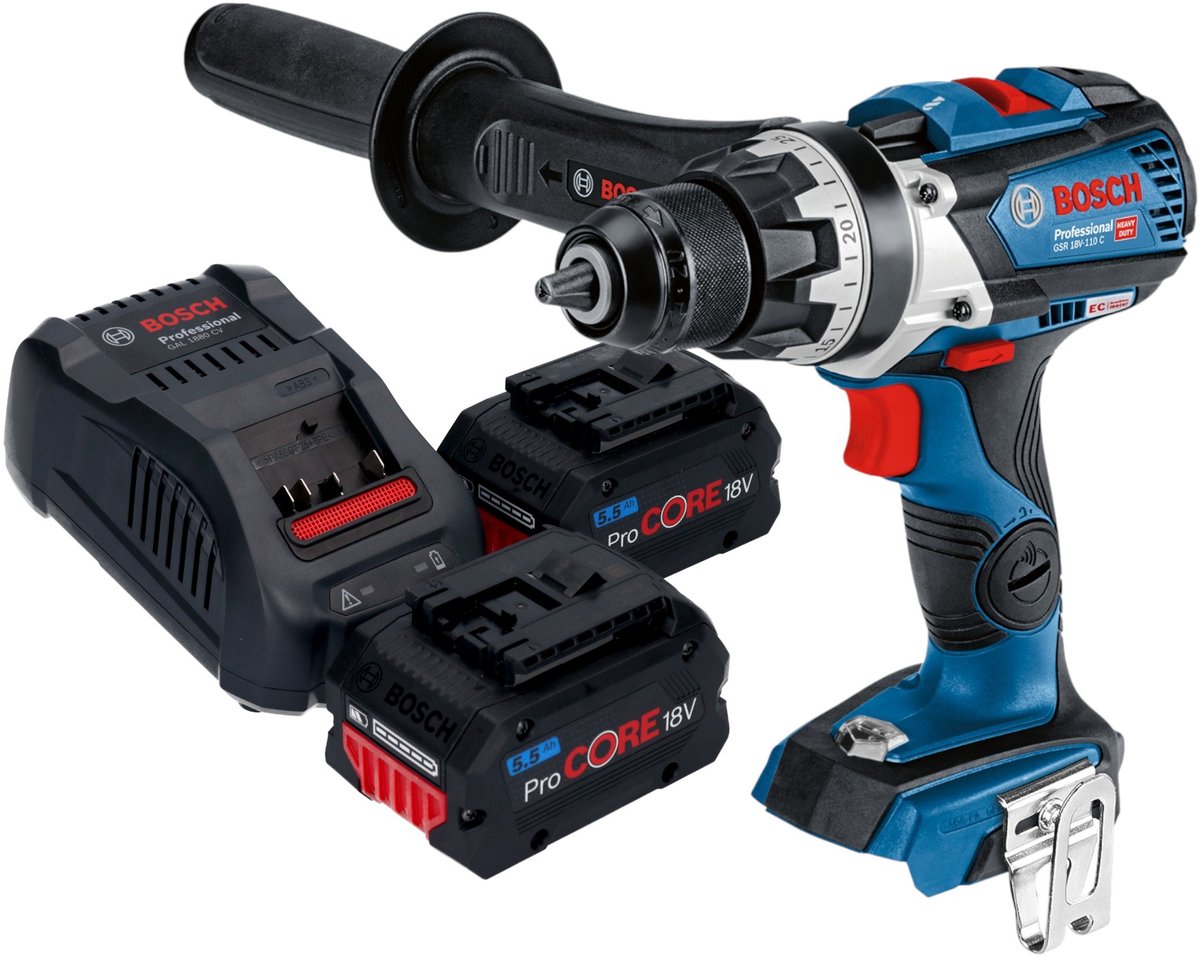 Bosch GSR 18V-110 C Accuboormachine 18V 110Nm Brushless Solo ( 06019G0108 ) - zonder accu, zonder oplader