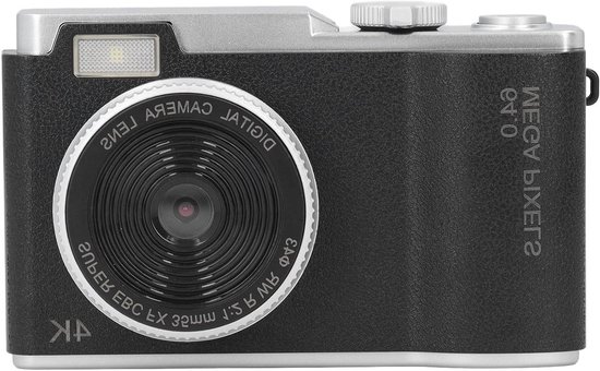 Fotocamera Digitale 64MP 4K Con Autofocus E Selfie - Compatta Con Zoom 16x E Scheda SD 32GB - 5