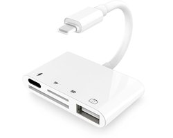 DrPhone MultiHub2 – 4-in-1 USB HUB – Supersnelle USB 3.0 – SD & MicroSD tot 512GB – Plug & Play – Simultaan Opladen & Dataoverdracht