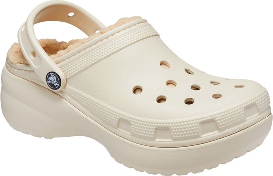 Sabots Crocs Classic Platform Lined Beige EU 39-40 Femme