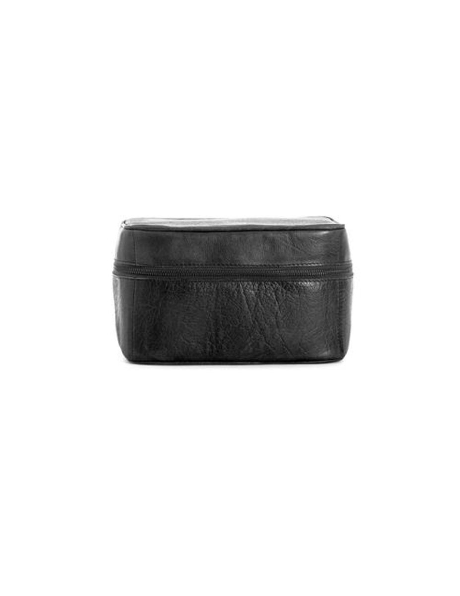 MUUD Shadow. Handgemaakt leren opbergtas 15x23x16cm