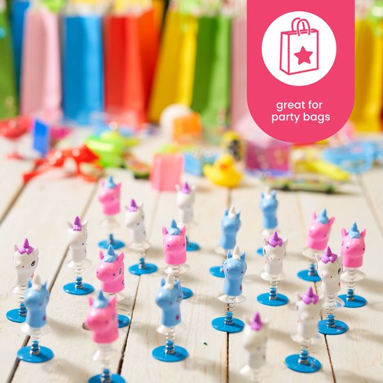 4 Mini Monstres Sauteurs (6 cm) pour l'anniversaire de votre enfant