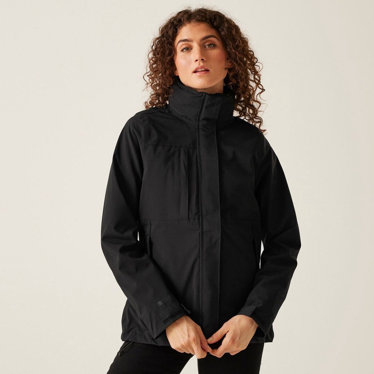 Windjack Dames Waterdicht Isotex Technology Zwart