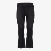 TwoDay meisjes flared ribbroek - Zwart - Maat 110/116