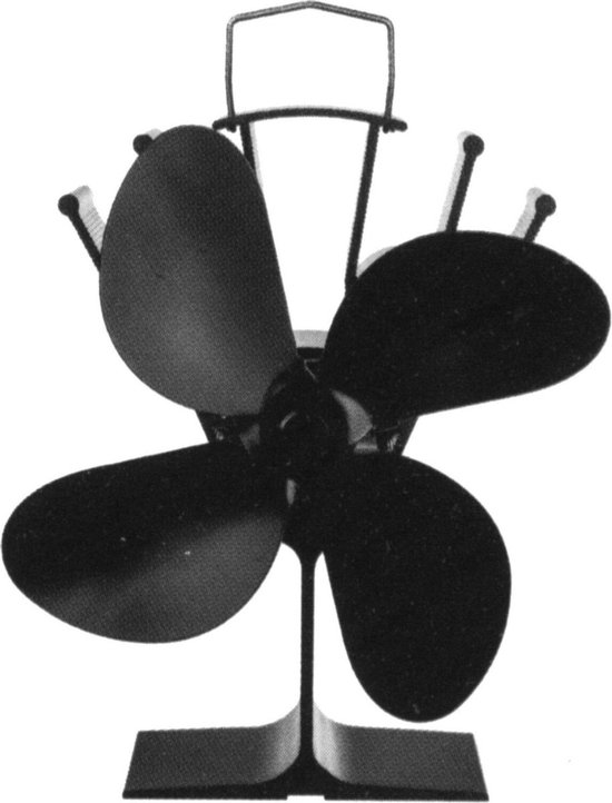 HI Ventilator Voor Houtkachels - Kachel Ventilator - stil en zuinig