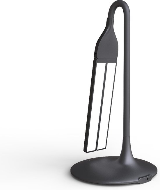 Lampe de bureau SBR Glow - Lampe de table - Lampe lumière du jour - 2 lampes LED - Dimmable - 3 couleurs de lumière - Zwart