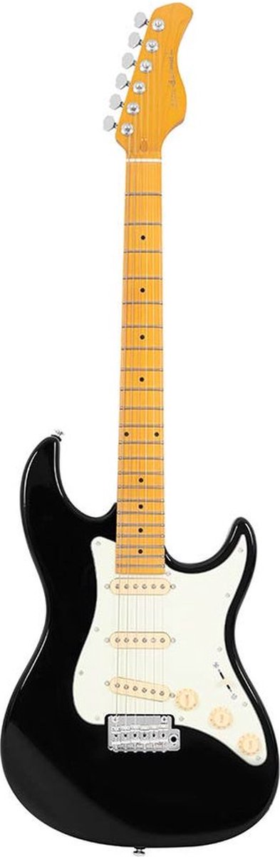 Sire Guitars S5/BK Alder elektrische gitaar S-stijl, zwart