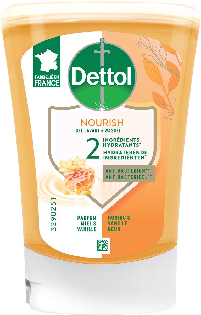 Dettol No-Touch Extra Care Navulling Honey & Sheabutter 250ML